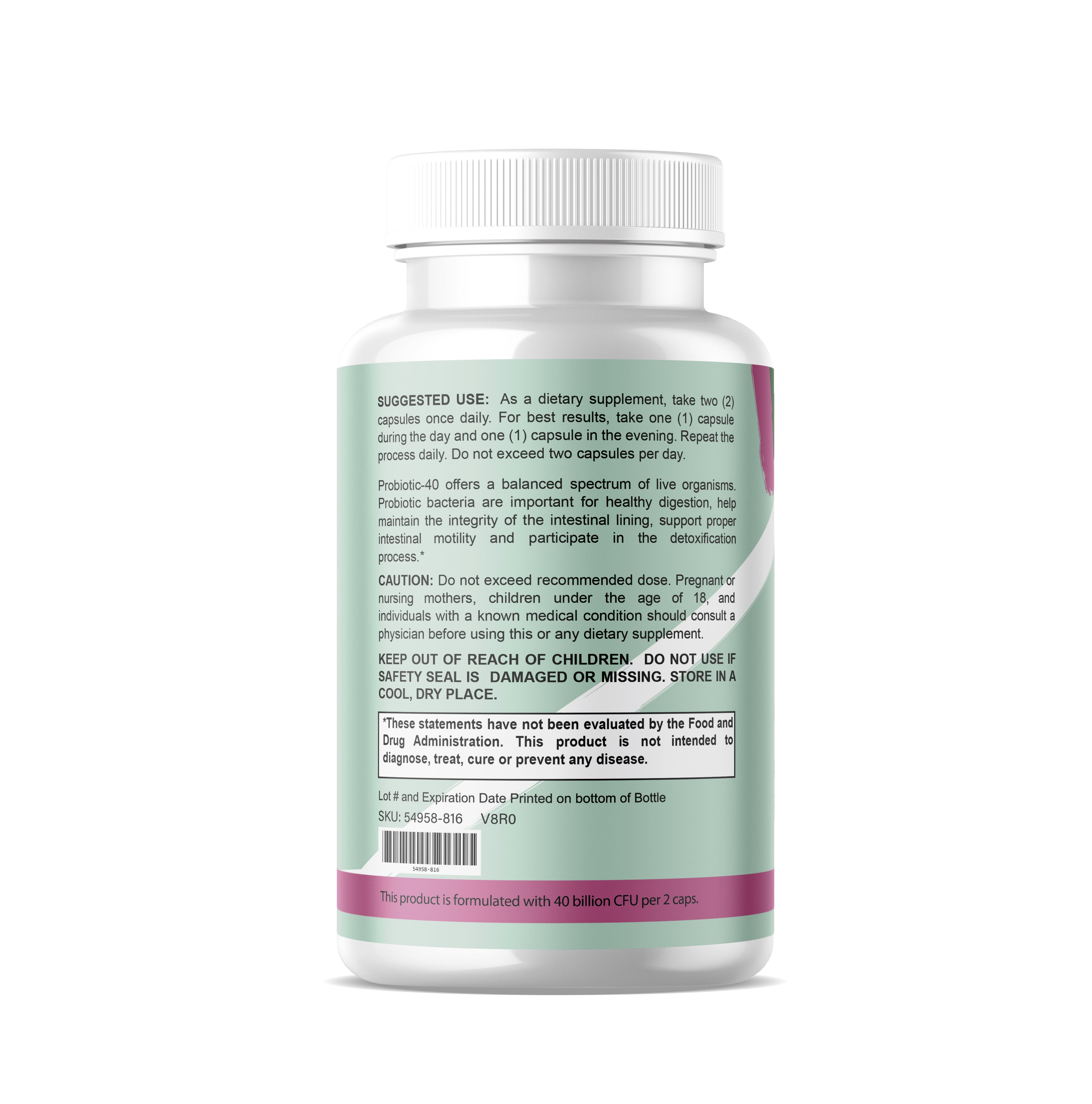 Oral Defence Probiotics Supplement (60 Capsules)