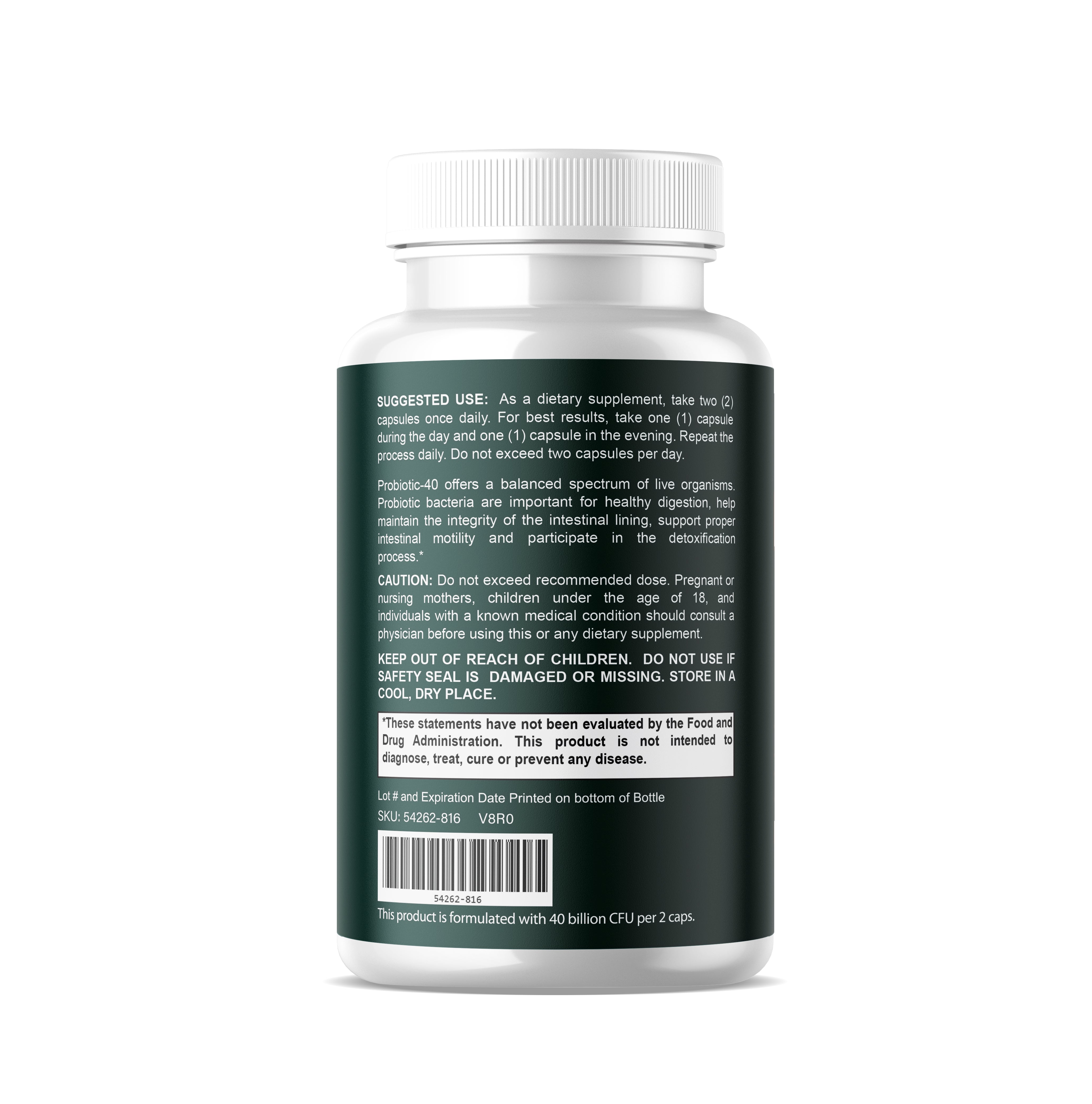 Probiotics 40 CFU (60 Capsules)
