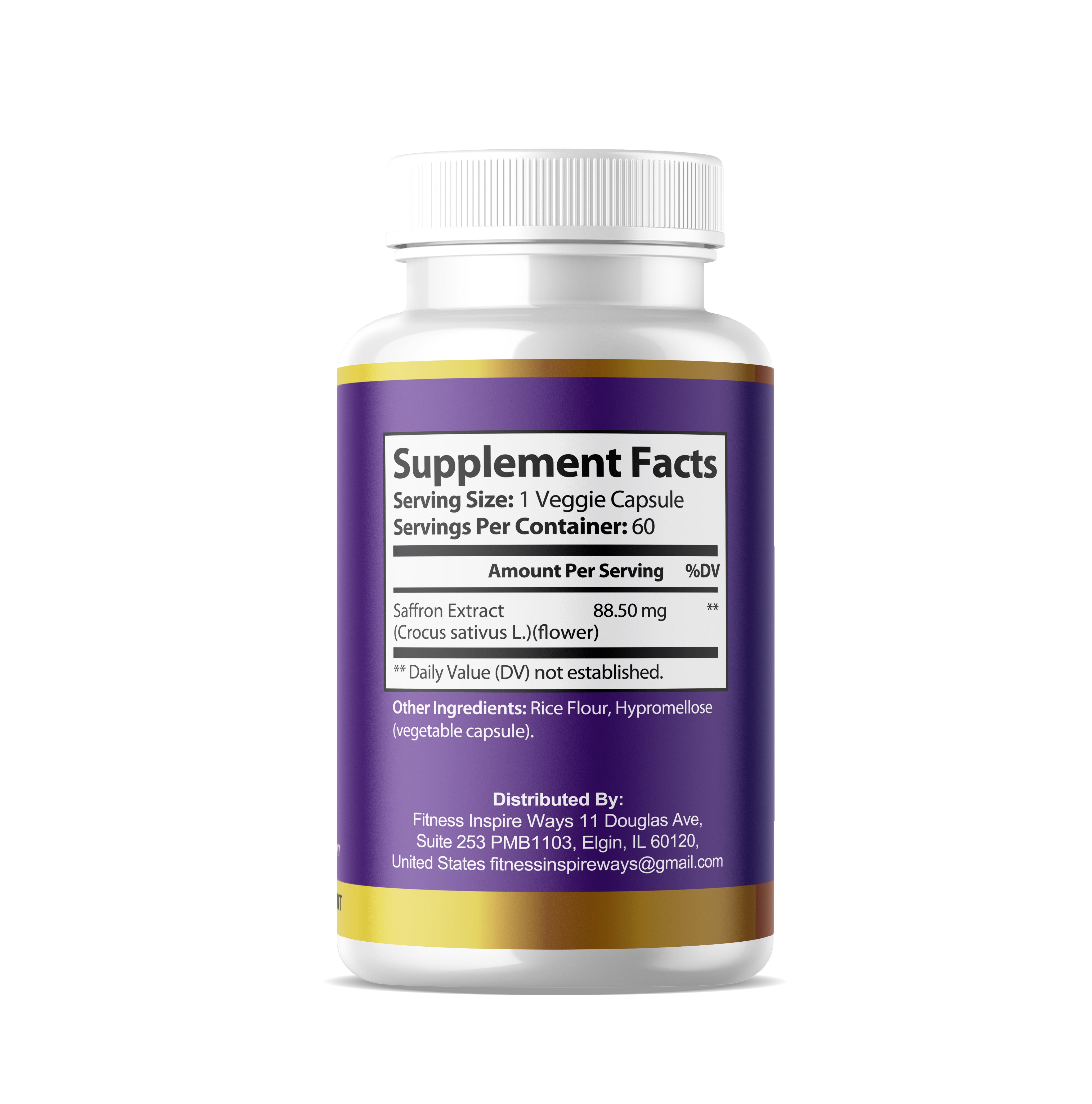 Pure Saffron Extract (60 Capsule)