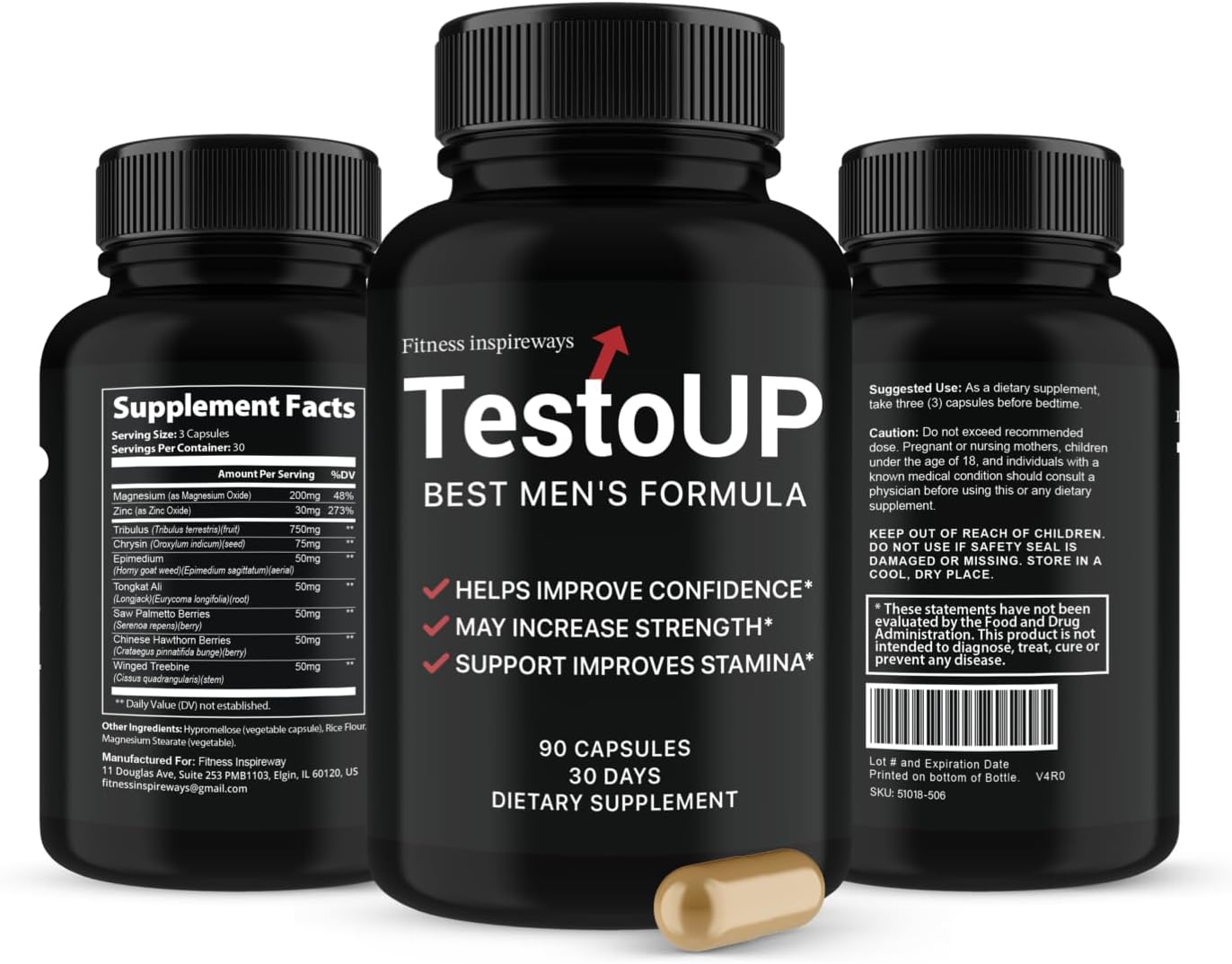 TestoUp (90 Capsules)