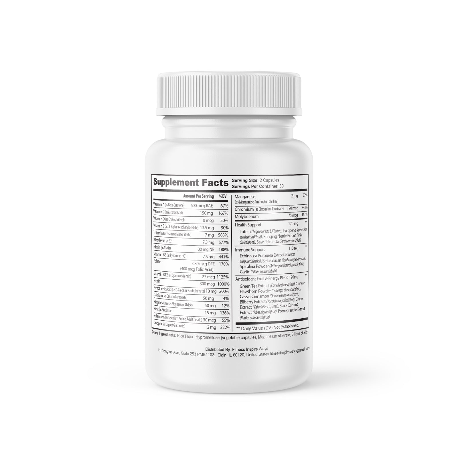 Complete Multivitamins (60 Capsules)
