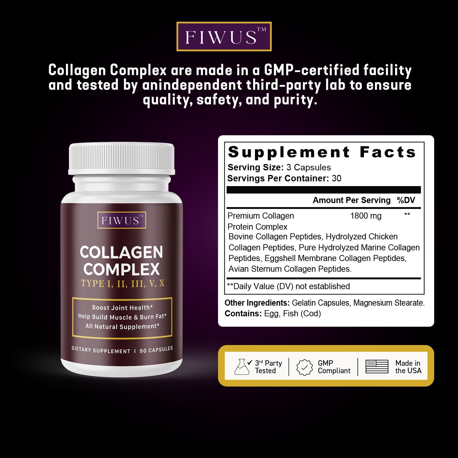Multi Collagen Complex (90 Capsules)