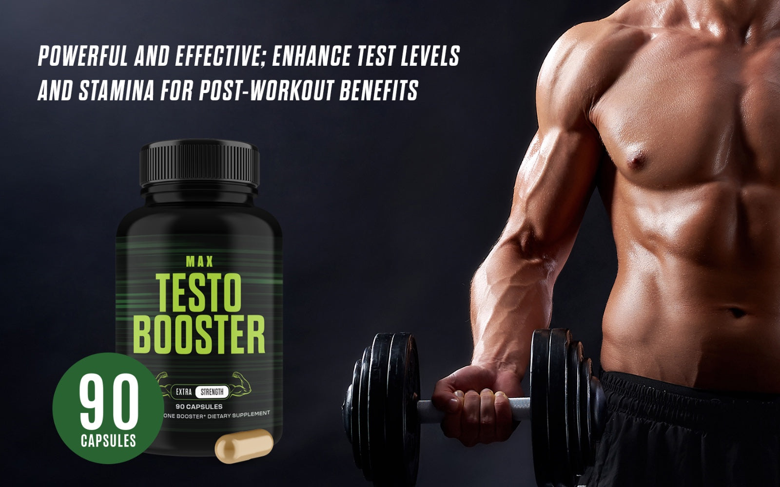 Testosterone Support Pills (90 Capsules)