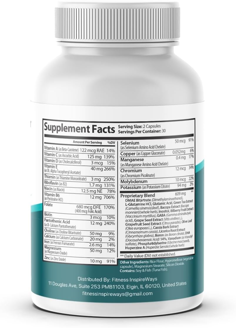 Nervital Brain Support (60 Capsules)