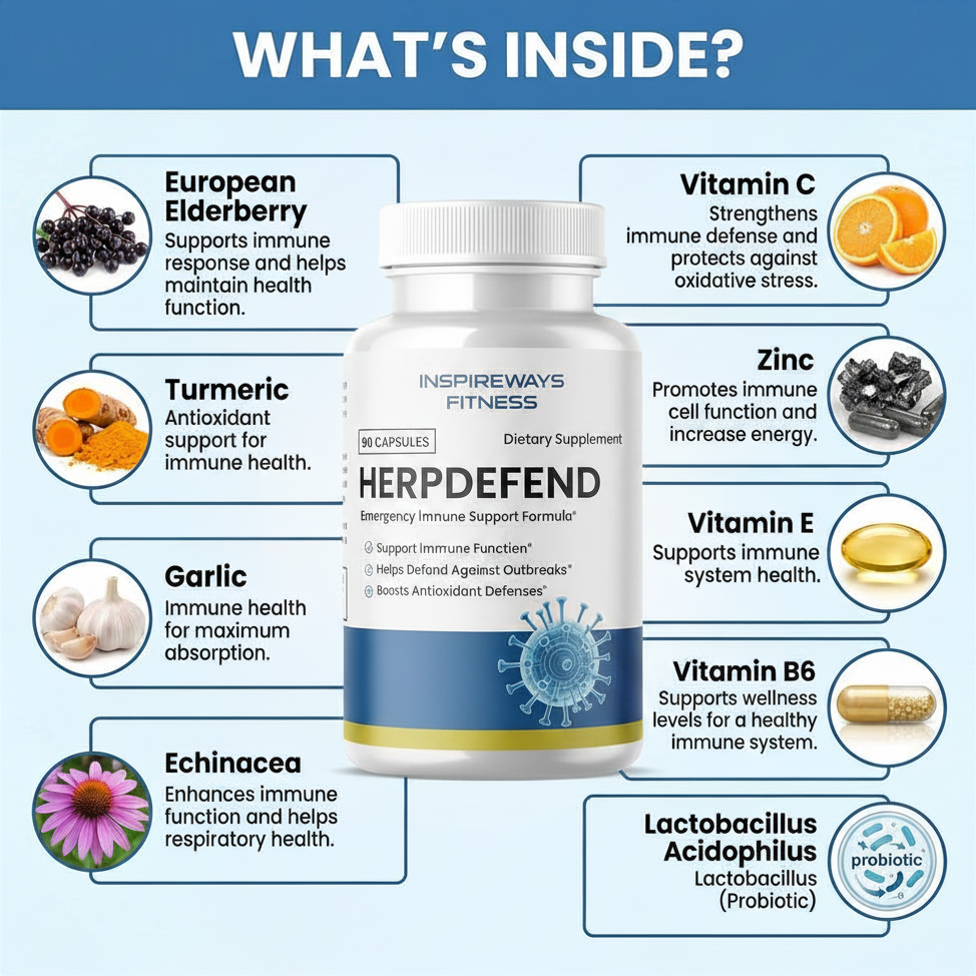 Herpefend Ultra (60 Capsules)