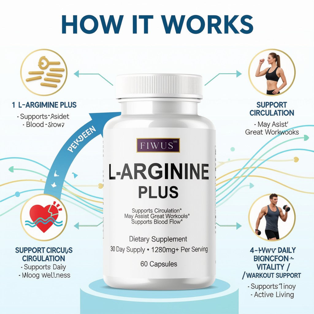 L-Arginine Plus (60 Capsules)